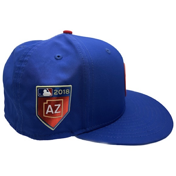 Men's Chicago Cubs New Era Royal 2018 Cap - Picture 2 of 4